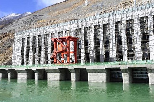 西藏旁多水利枢纽工程装机室外景-中国电力网(www.chinapower.com.cn)版权所有