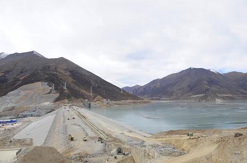 西藏旁多水利枢纽工程全景-中国电力网(www.chinapower.com.cn)版权所有